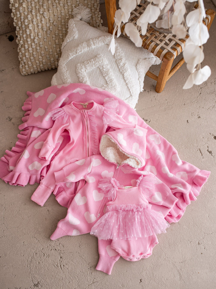 Lovebug Winter Jumpsuit - Pink