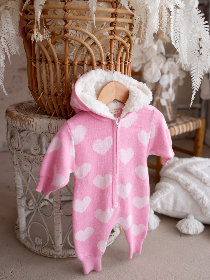 Lovebug Winter Jumpsuit - Pink