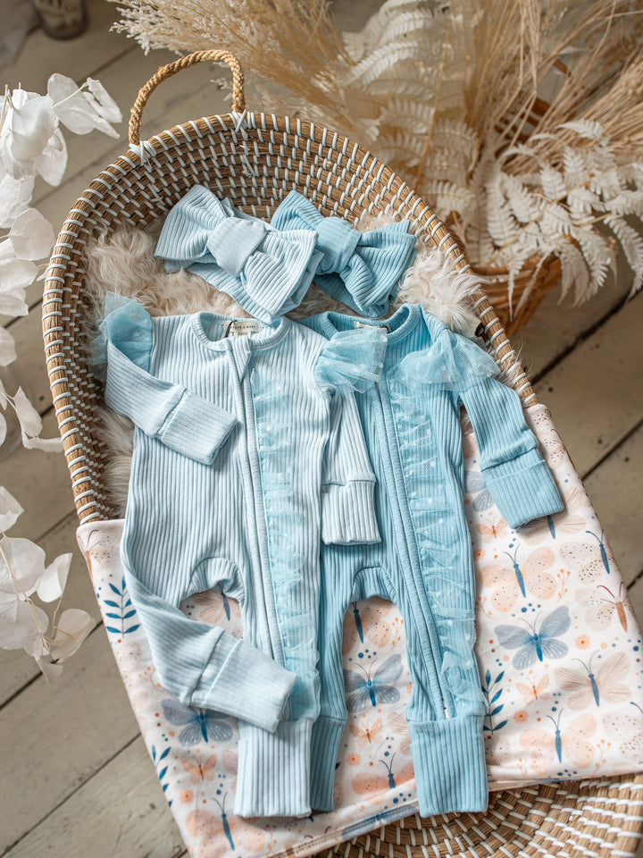 Something Blue Baby Swaddle - Butterfly