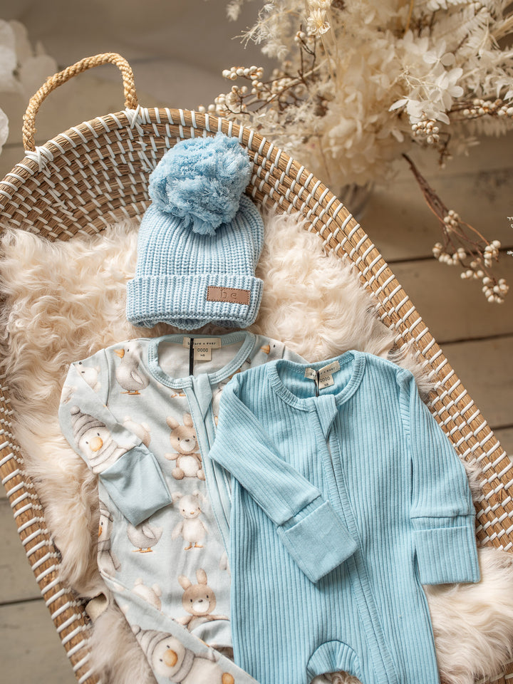 Forever Loved Onesie - Sky Blue For Boys