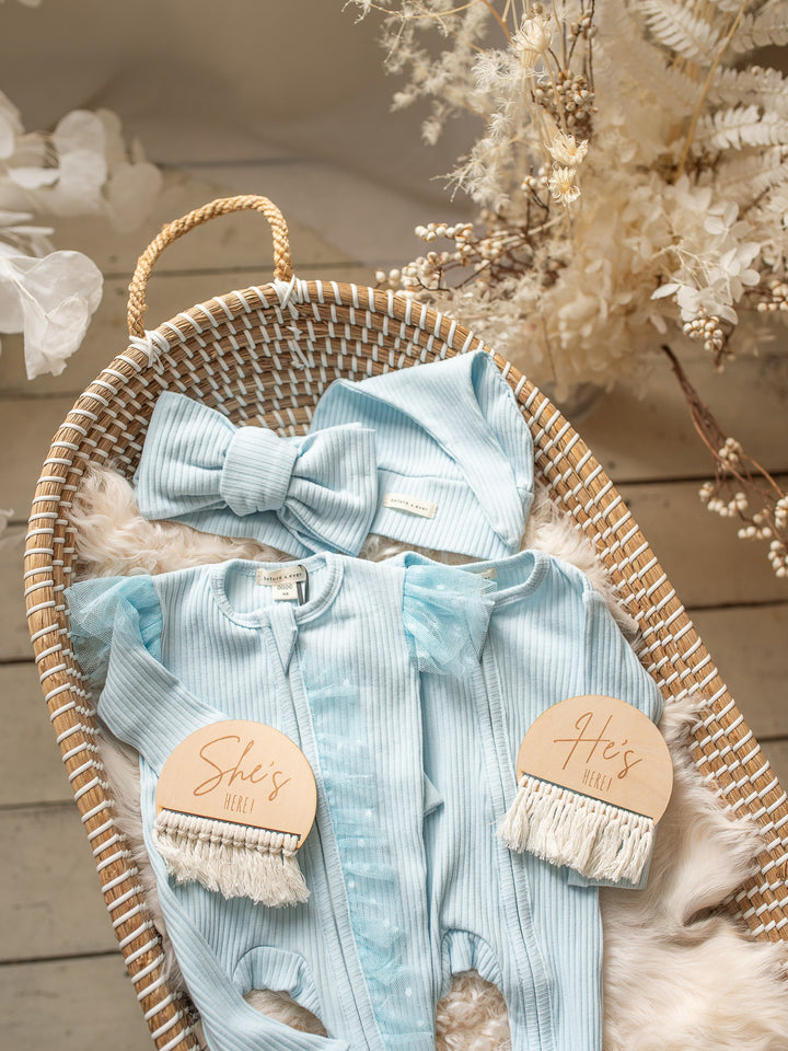 Forever Loved Onesie - Ice Blue For Girls