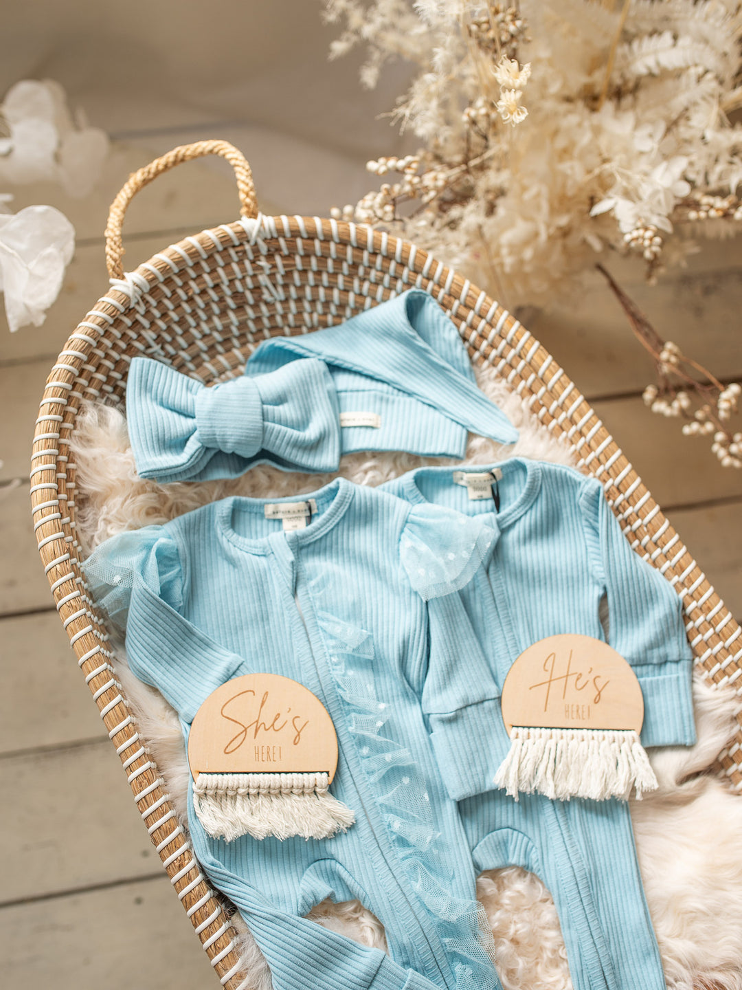Forever Loved Onesie - Sky Blue For Girls