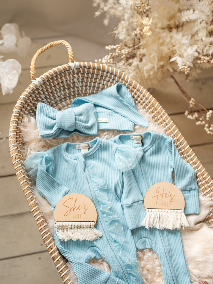 Forever Loved Onesie - Sky Blue For Girls