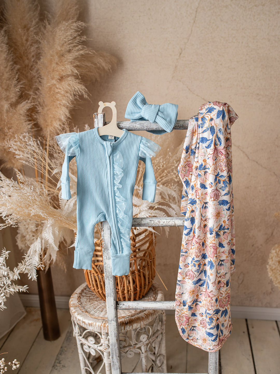 Forever Loved Onesie - Sky Blue For Girls