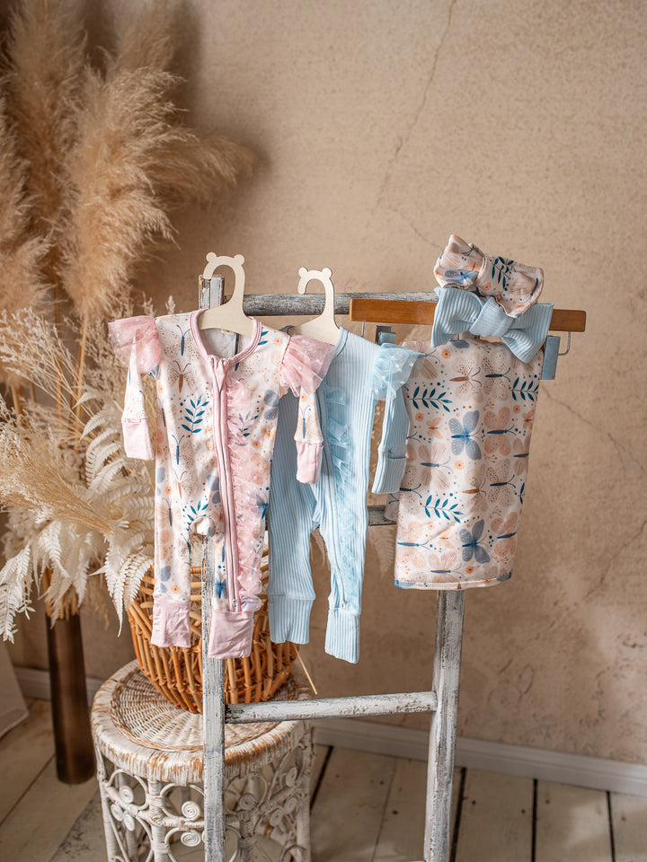 Something Blue Baby Swaddle - Butterfly