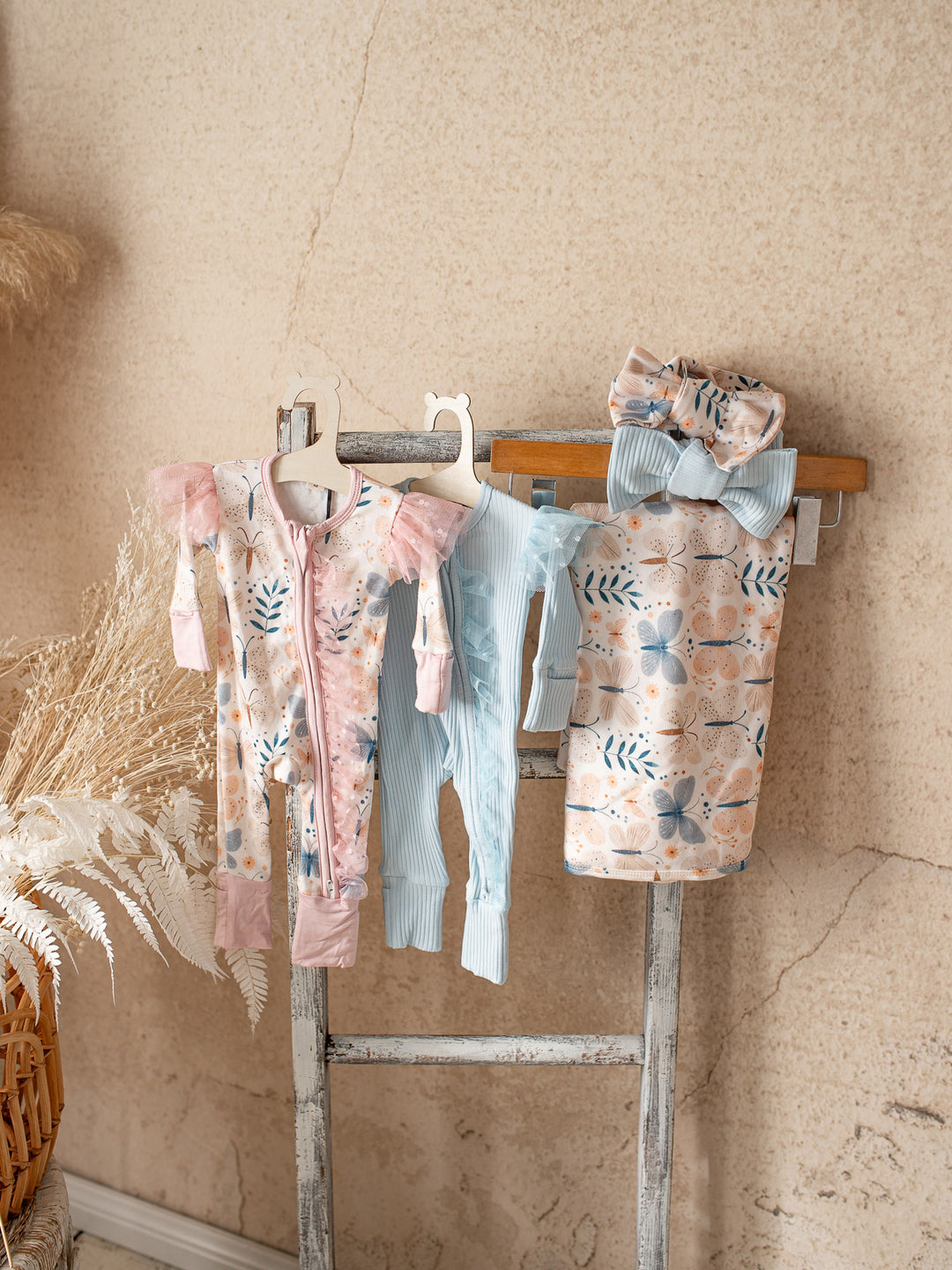 Something Blue Baby Swaddle - Butterfly