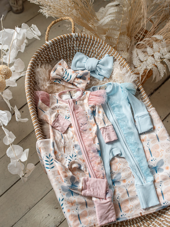Something Blue Baby Swaddle - Butterfly