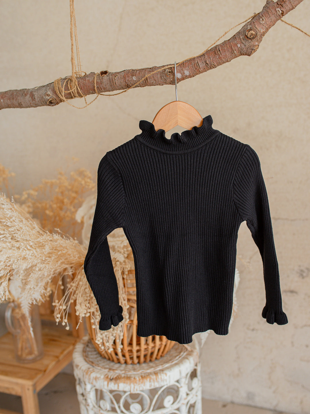 Claire Knitted Top - Black