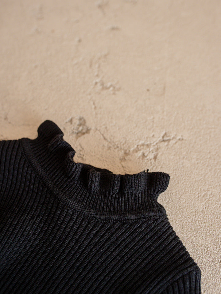 Claire Knitted Top - Black