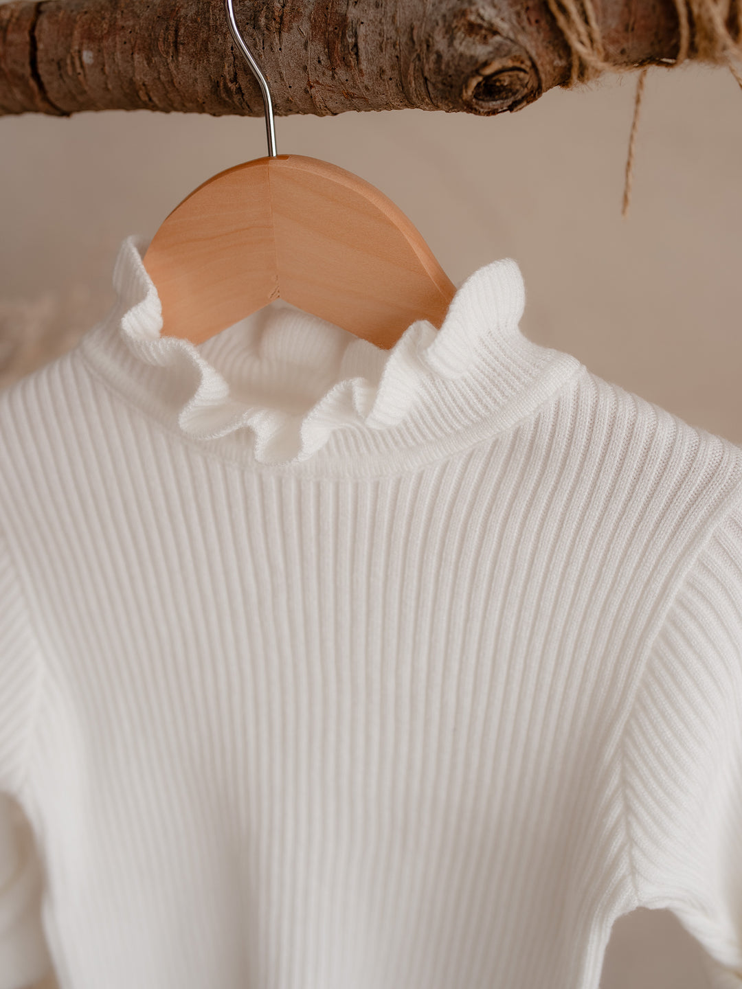 Claire Knitted Top - White