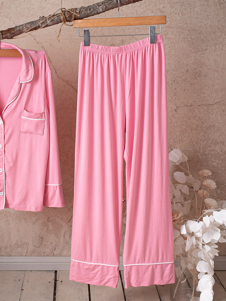 Cloud Bamboo Sleep Pants for Mamas - Blush