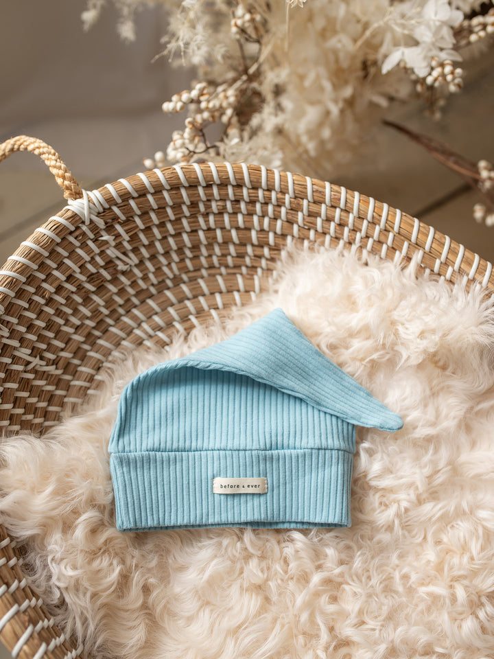 Forever Loved Rib Hat - Sky Blue
