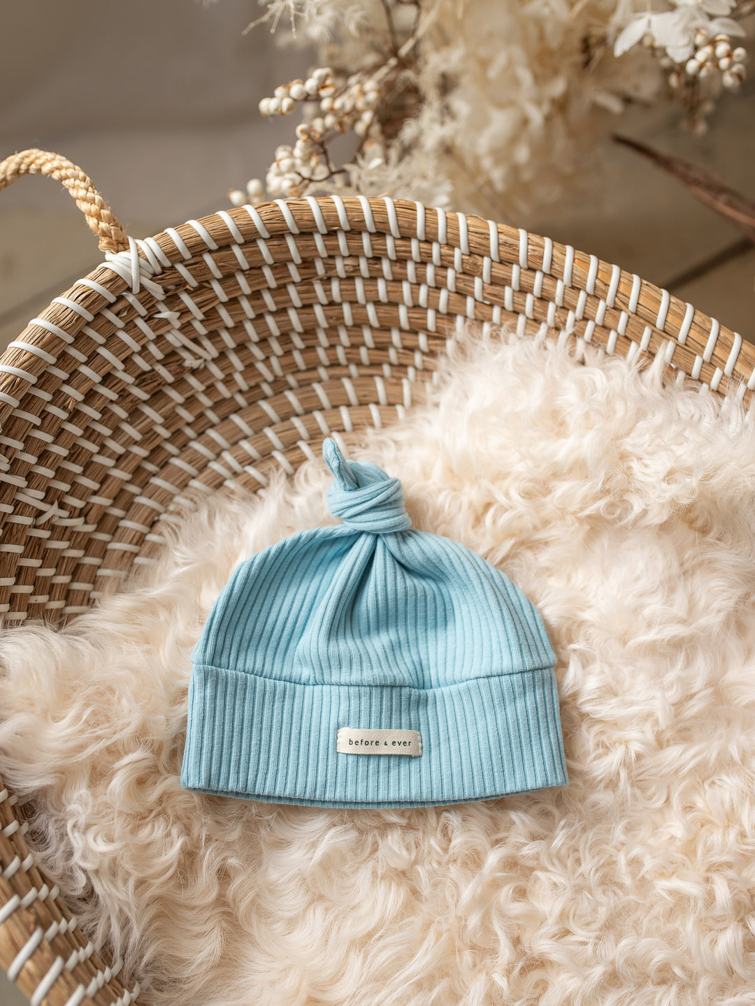 Forever Loved Rib Hat - Sky Blue