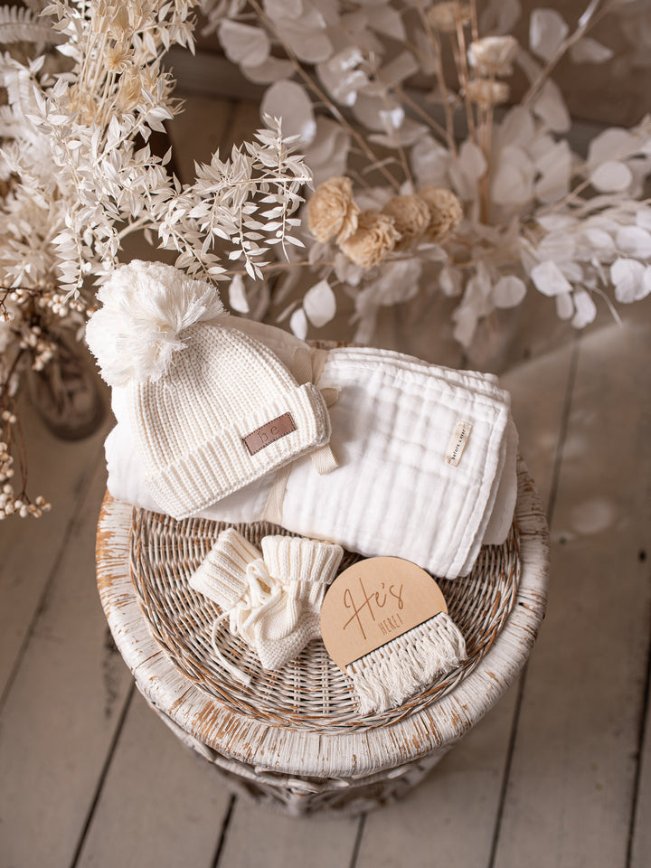 Lullaby - Lux Muslin Gauze Blanket - White
