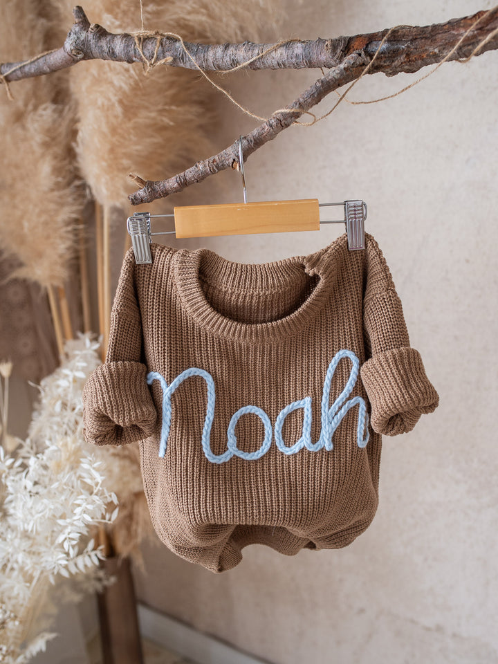 Written in Thread Sweater - Cocoa