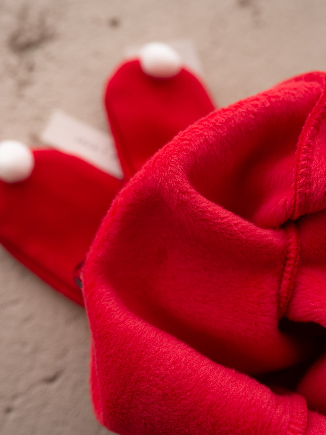 Baby Rudolph Fleece Lined Leggings - Red