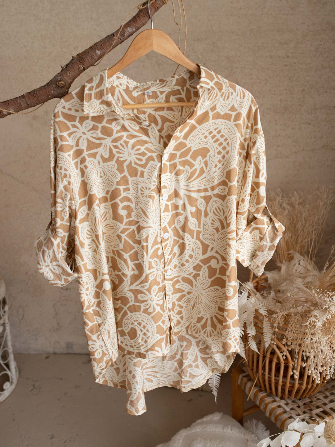 Desert Bloom Shirt & Pants Set for Mamas