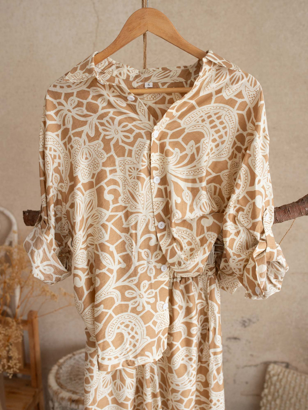 Desert Bloom Shirt & Pants Set for Mamas