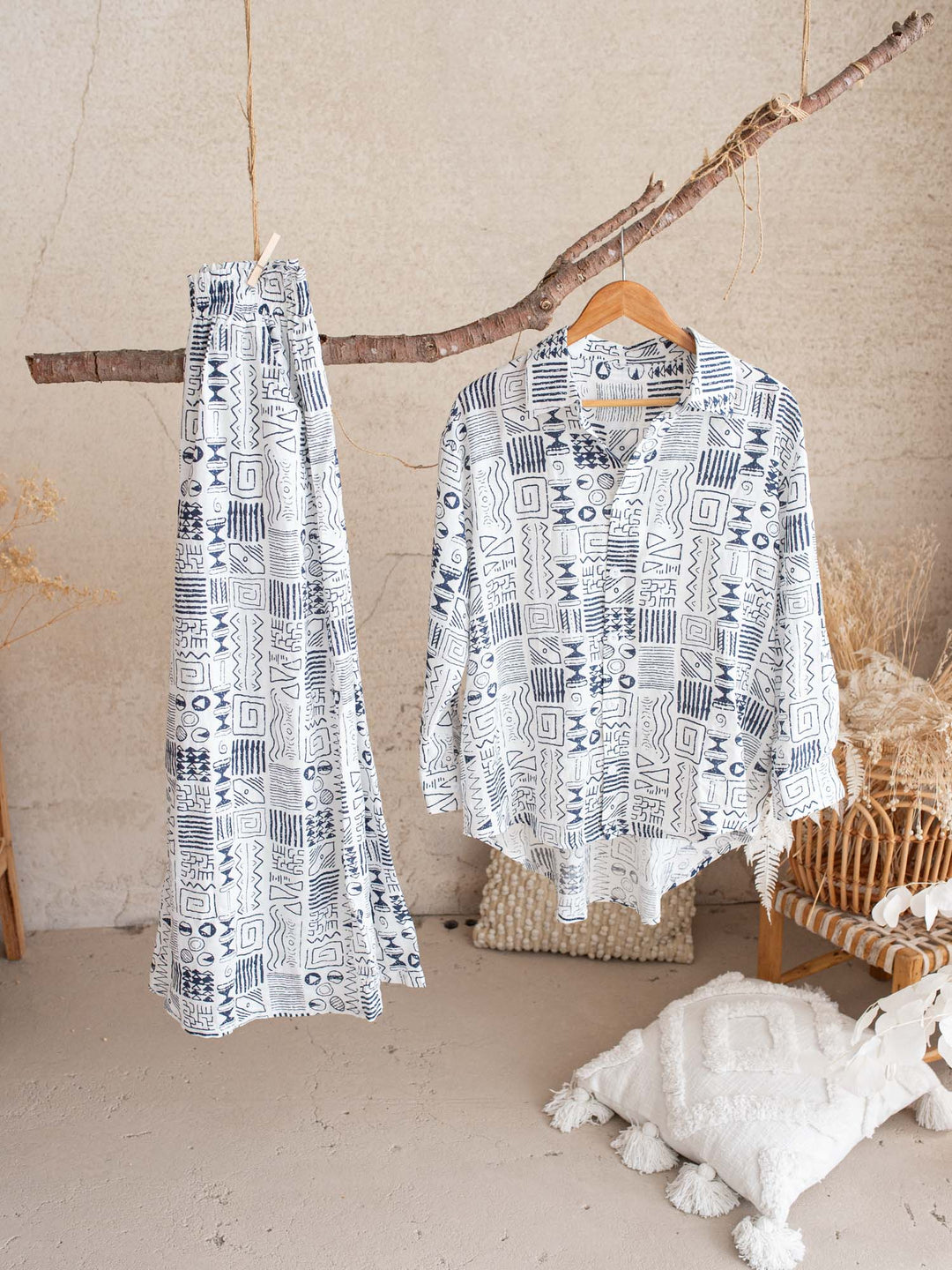 Sand & Story Shirt & Pants Set for Mamas
