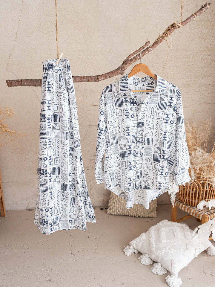 Sand & Story Shirt & Pants Set for Mamas