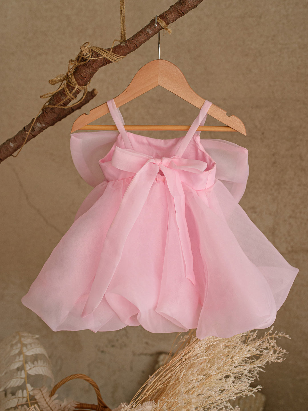 pink bow birthday dress Pink Iridescent Sequin Back V Bow Girl Party Dress by AS498 Kids Dream