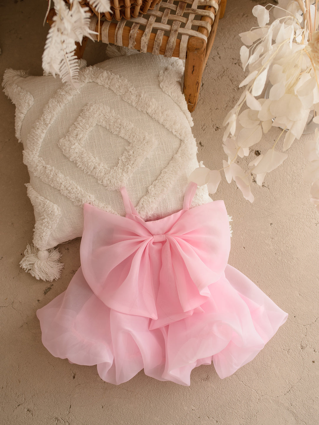light pink bow dress Light Pink Strapless Short Homecoming Dress with Bow Silver / 10