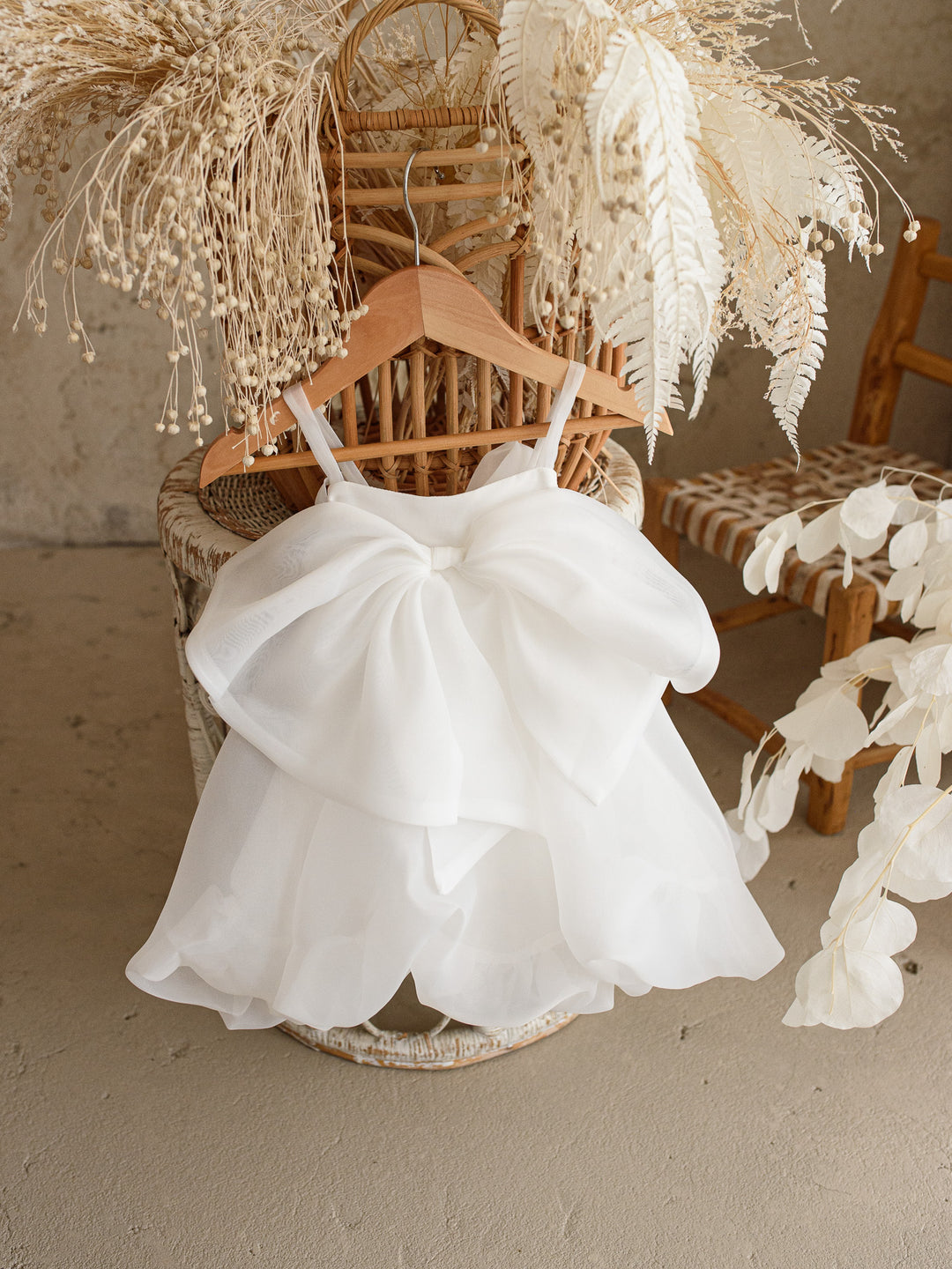 organza bow dress Love In Full Bloom Dress