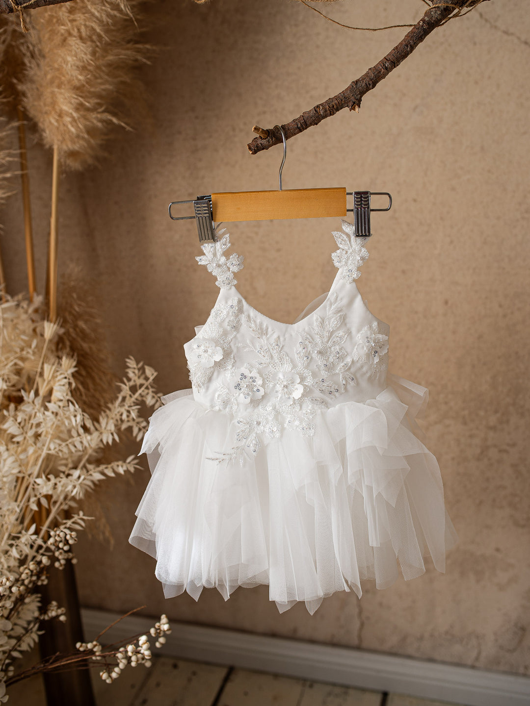 White Flower Girl Birthday Dress - White Before & Ever White Flower Girl Birthday Dress - White Before & Ever