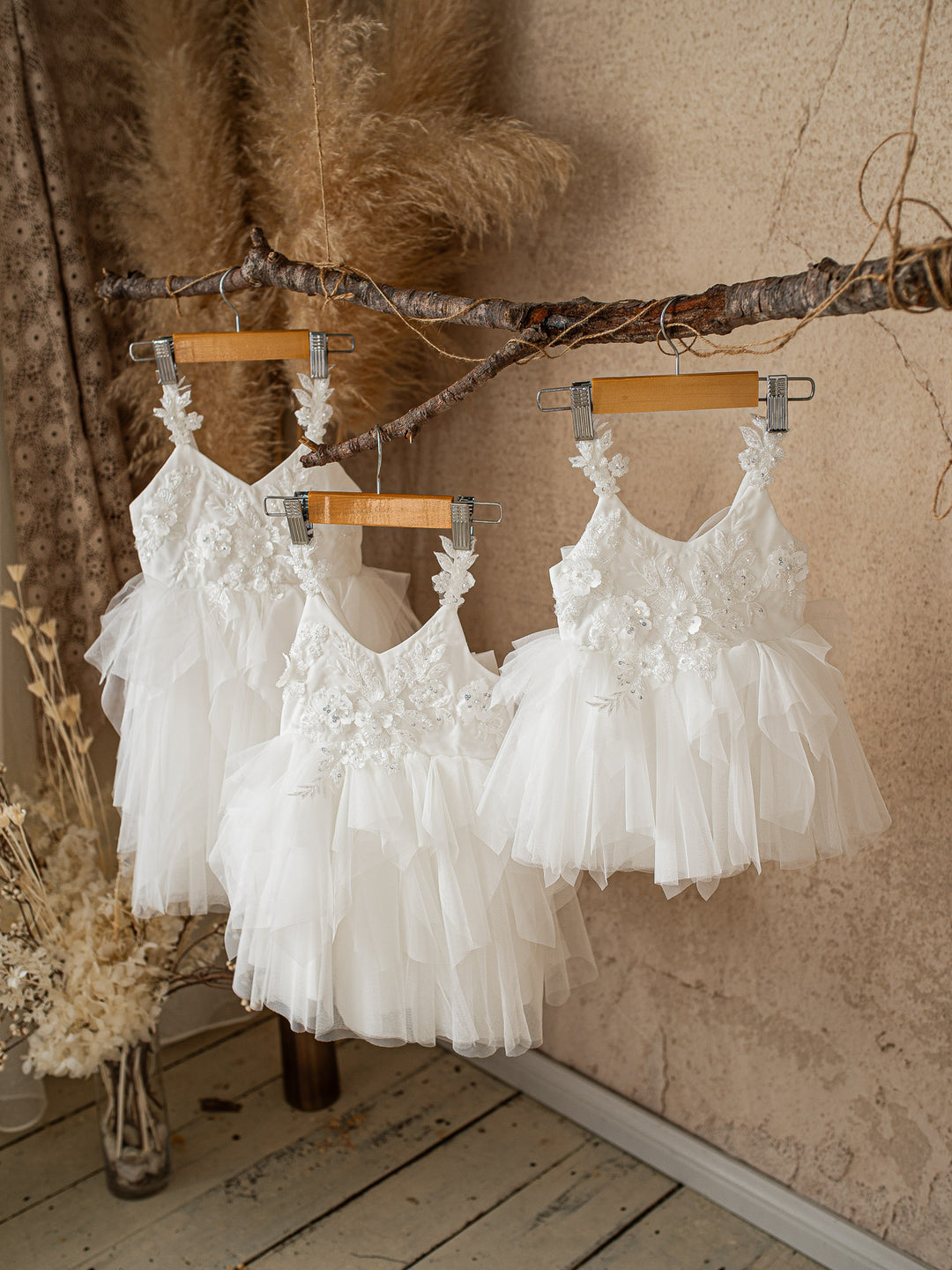 White Flower Girl Birthday Dress - White Before & Ever White Flower Girl Birthday Dress - White Before & Ever