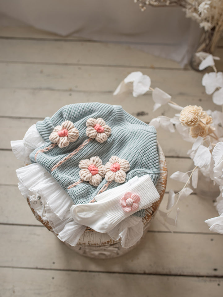 Buttercup Sweater - Ash Blue