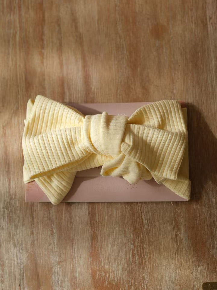 I Love Candy - Topknot Headwrap Lemon Drop