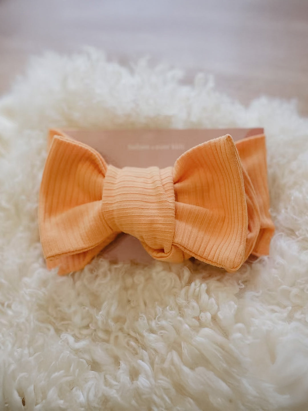 I Love Candy - Topknot Headwrap Orange Jaffa