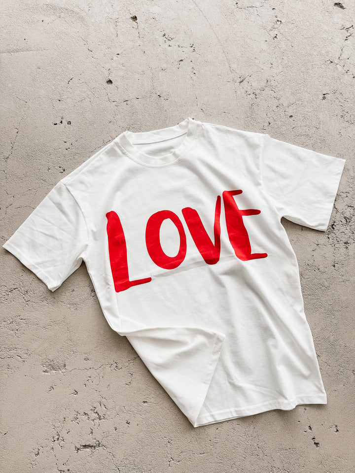 I Love You More - Love Tee - White