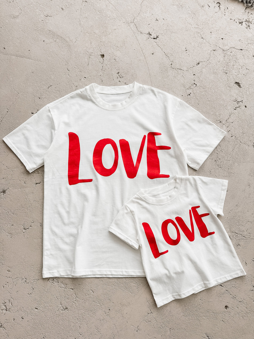 I Love You More - Love Tee - White