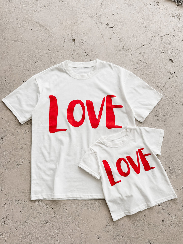 I Love You More - Love Tee - White