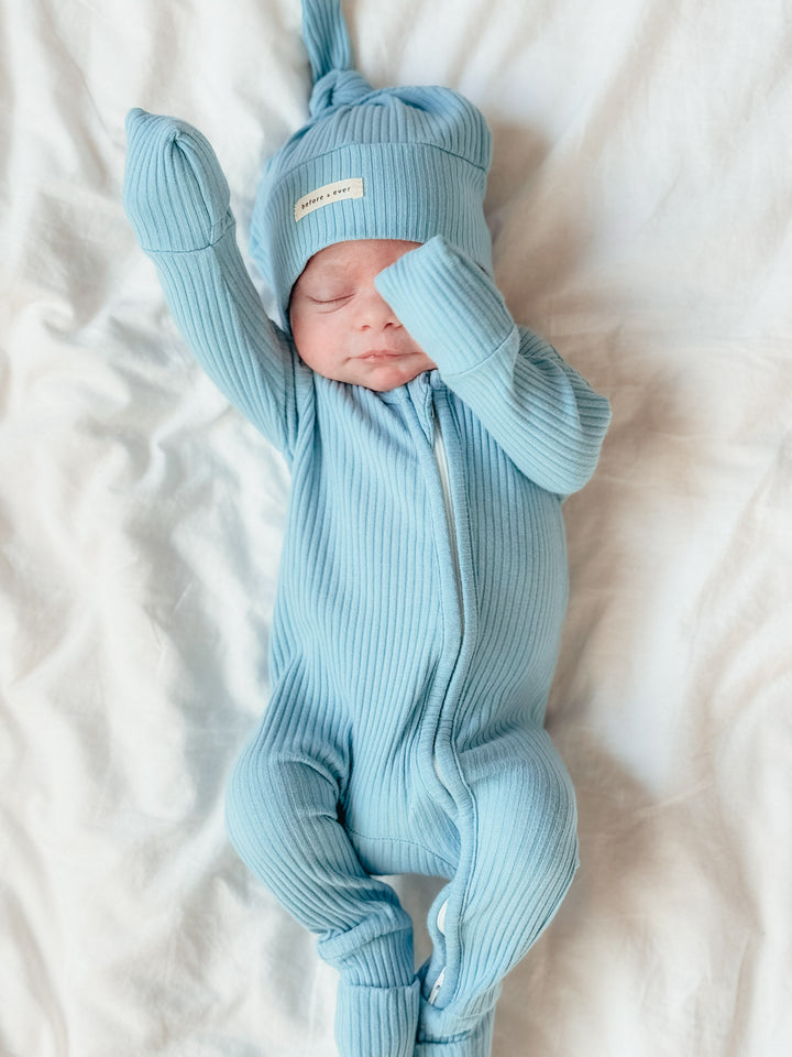 Forever Loved Rib Hat - Sky Blue
