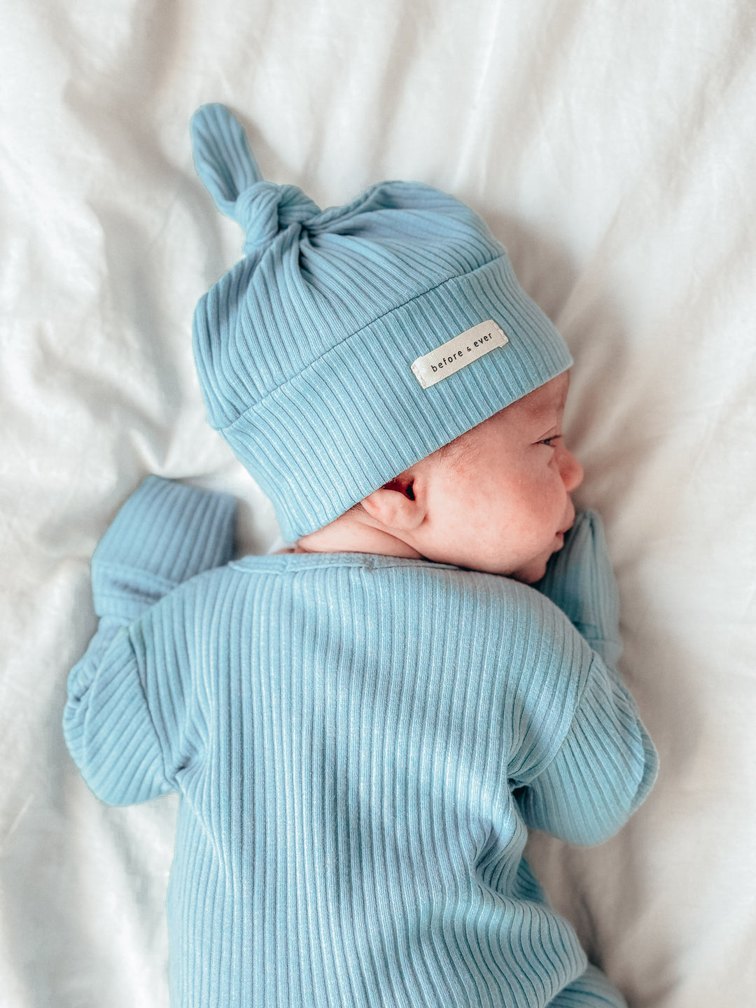 Forever Loved Rib Hat - Sky Blue