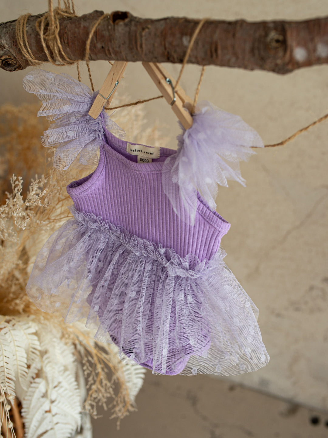 I Love Candy Romper - Grape