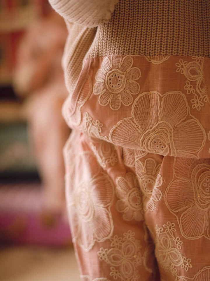 Lace Story Sweater - Oatmeal