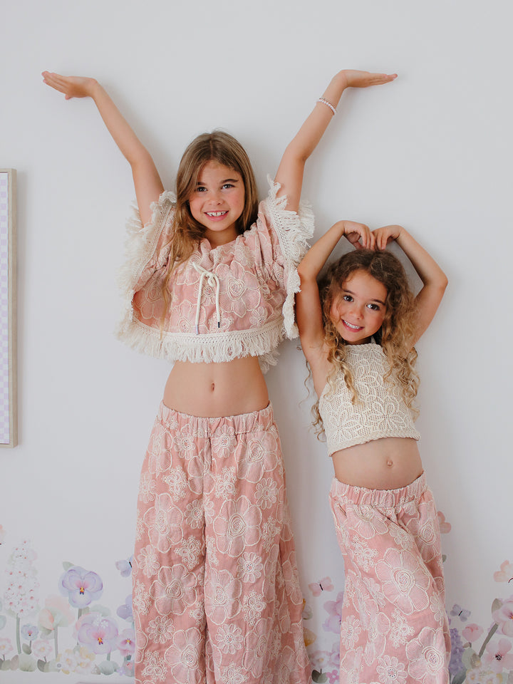 Lace Story Halter Top