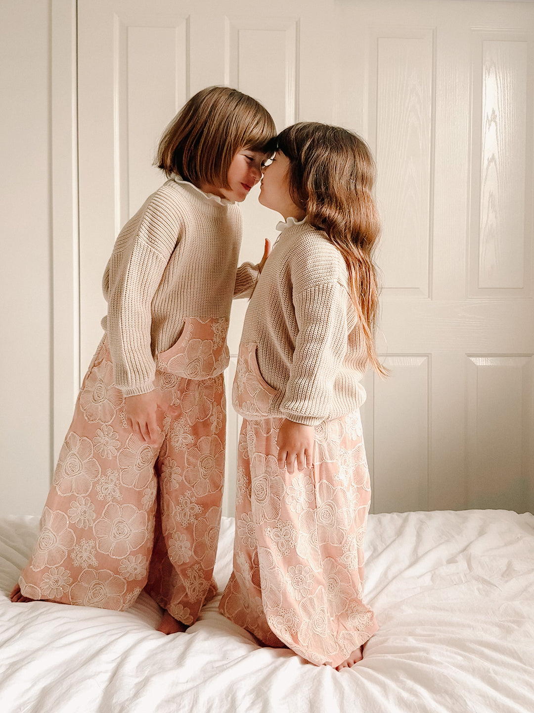 Lace Story Sweater - Oatmeal