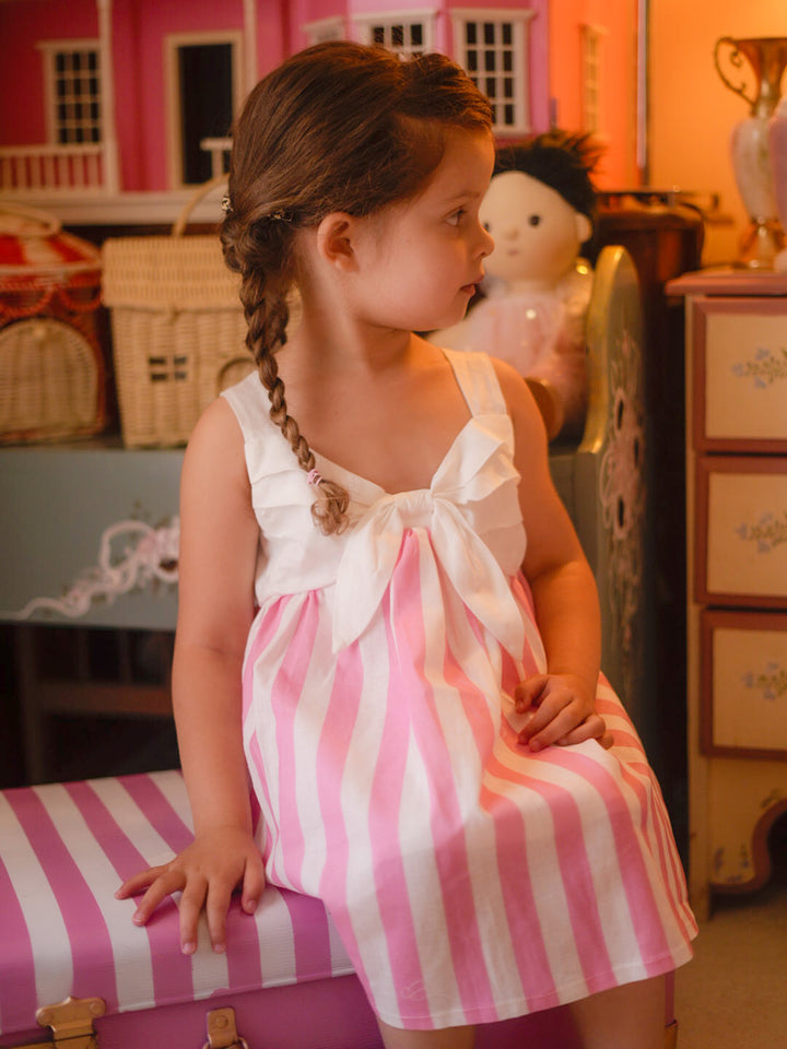 Lemonade Lane Linen Dress