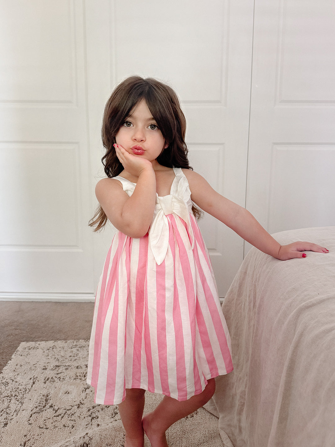 Lemonade Lane Linen Dress