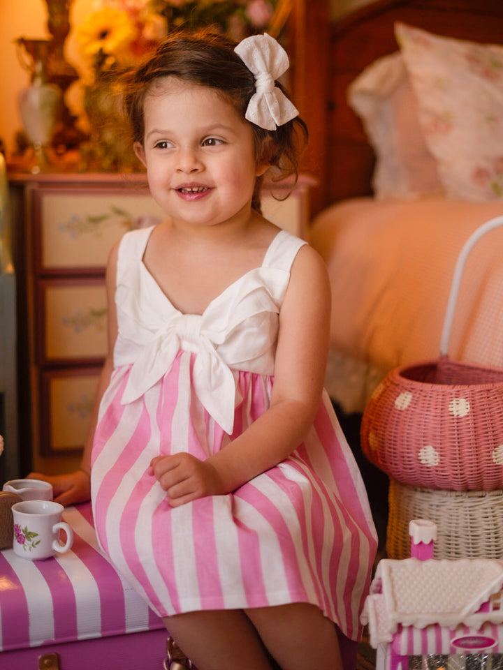 Lemonade Lane Linen Dress