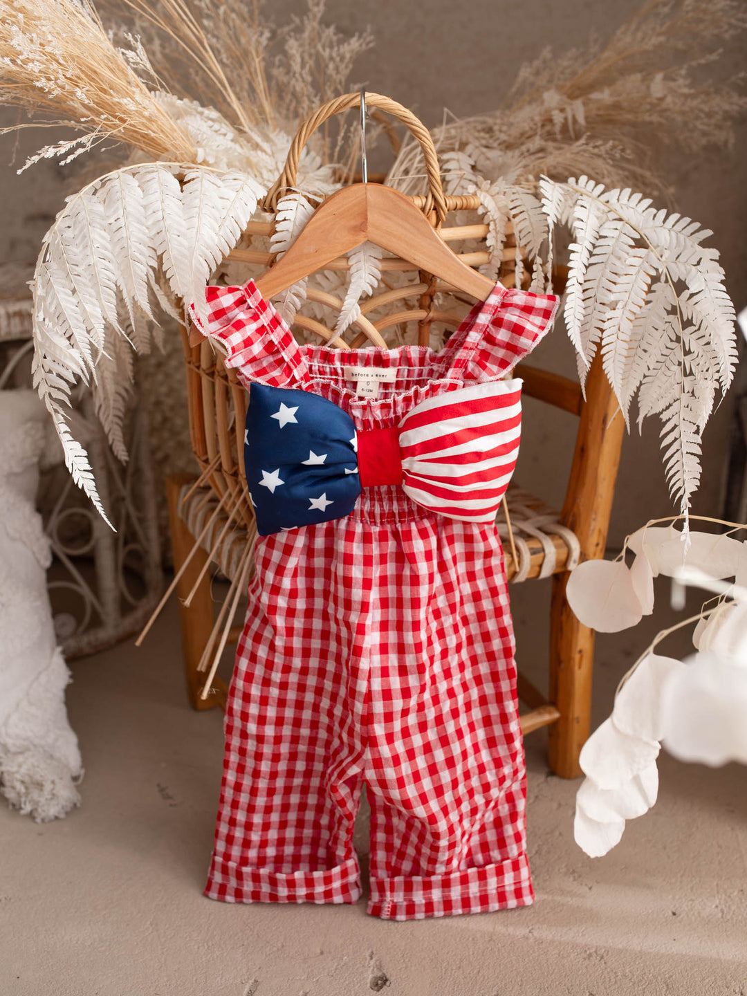 Liberty Belle Jumpsuit - Red