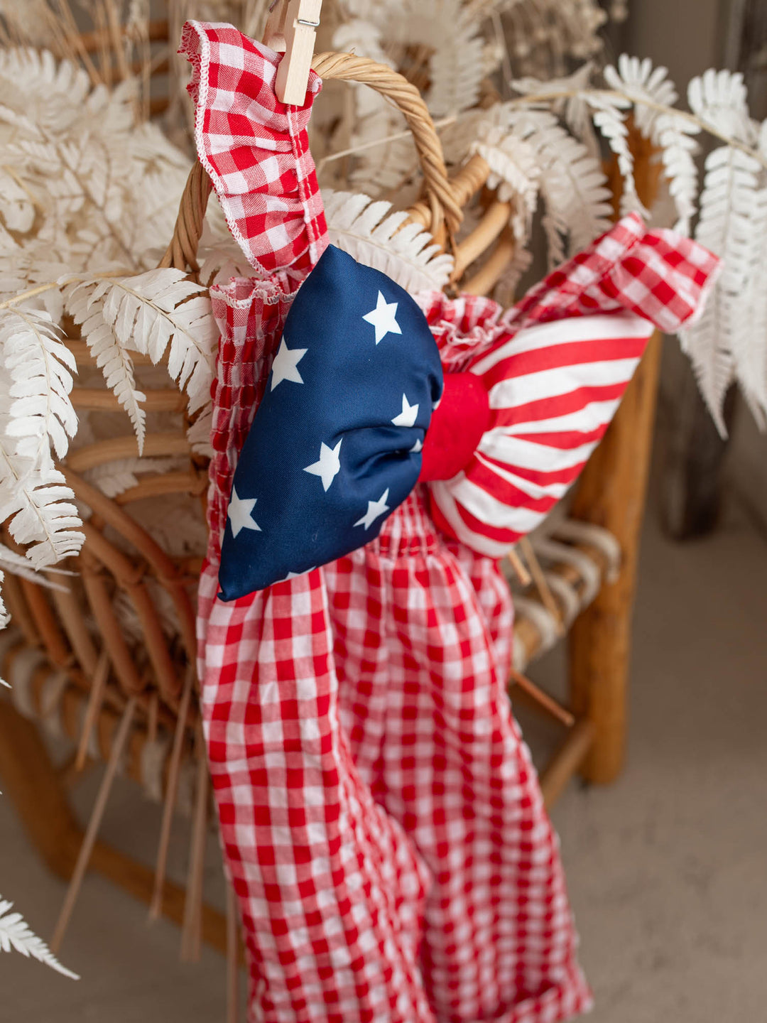Liberty Belle Jumpsuit - Red