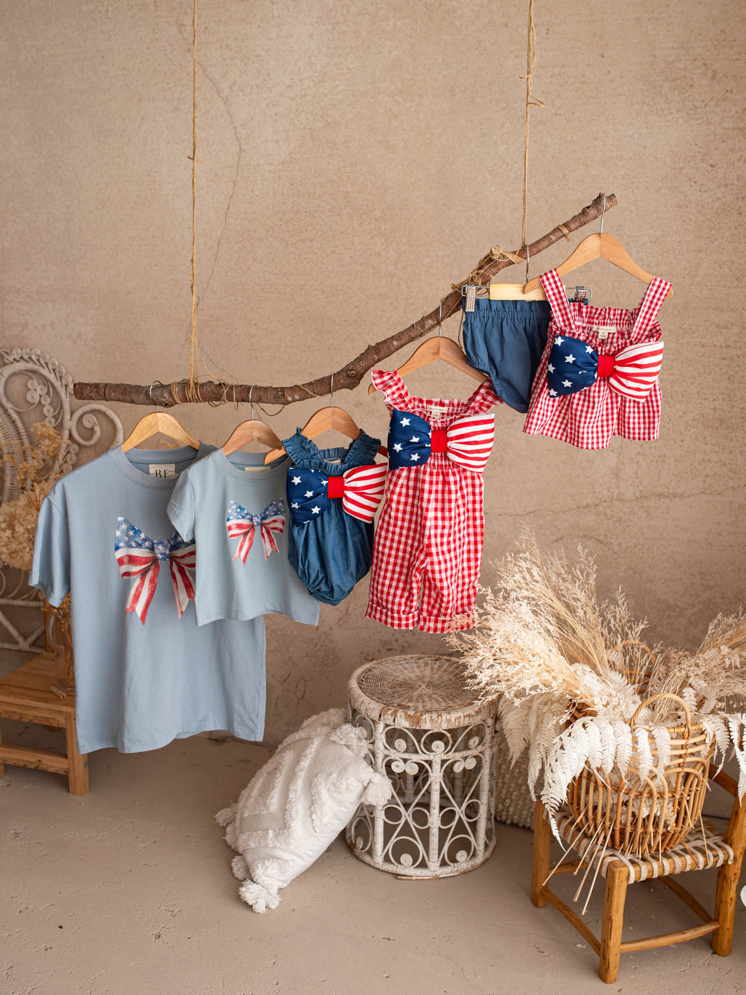 Liberty Belle Jumpsuit - Red