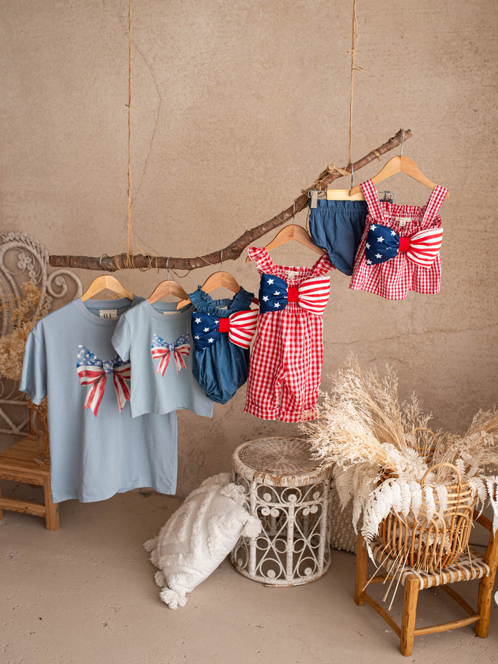 Liberty Belle Jumpsuit - Red