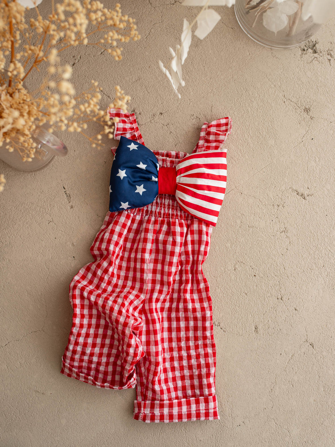 Liberty Belle Jumpsuit - Red
