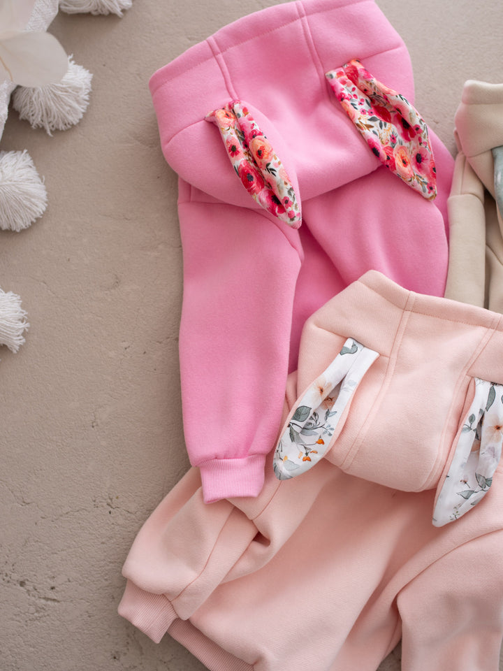 Little Hopper Hoodie - Dusty Pink